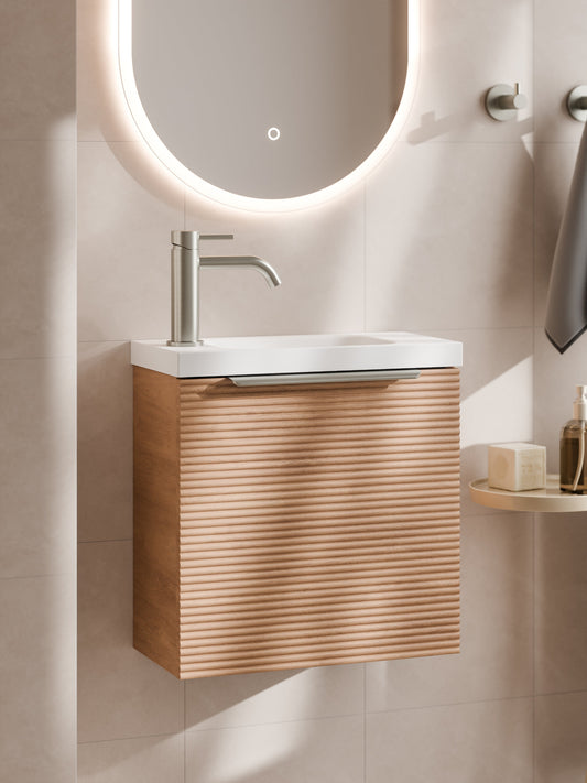 LINEARE 450 ORCHARD BATHROOM VANITY DEVON OAK
