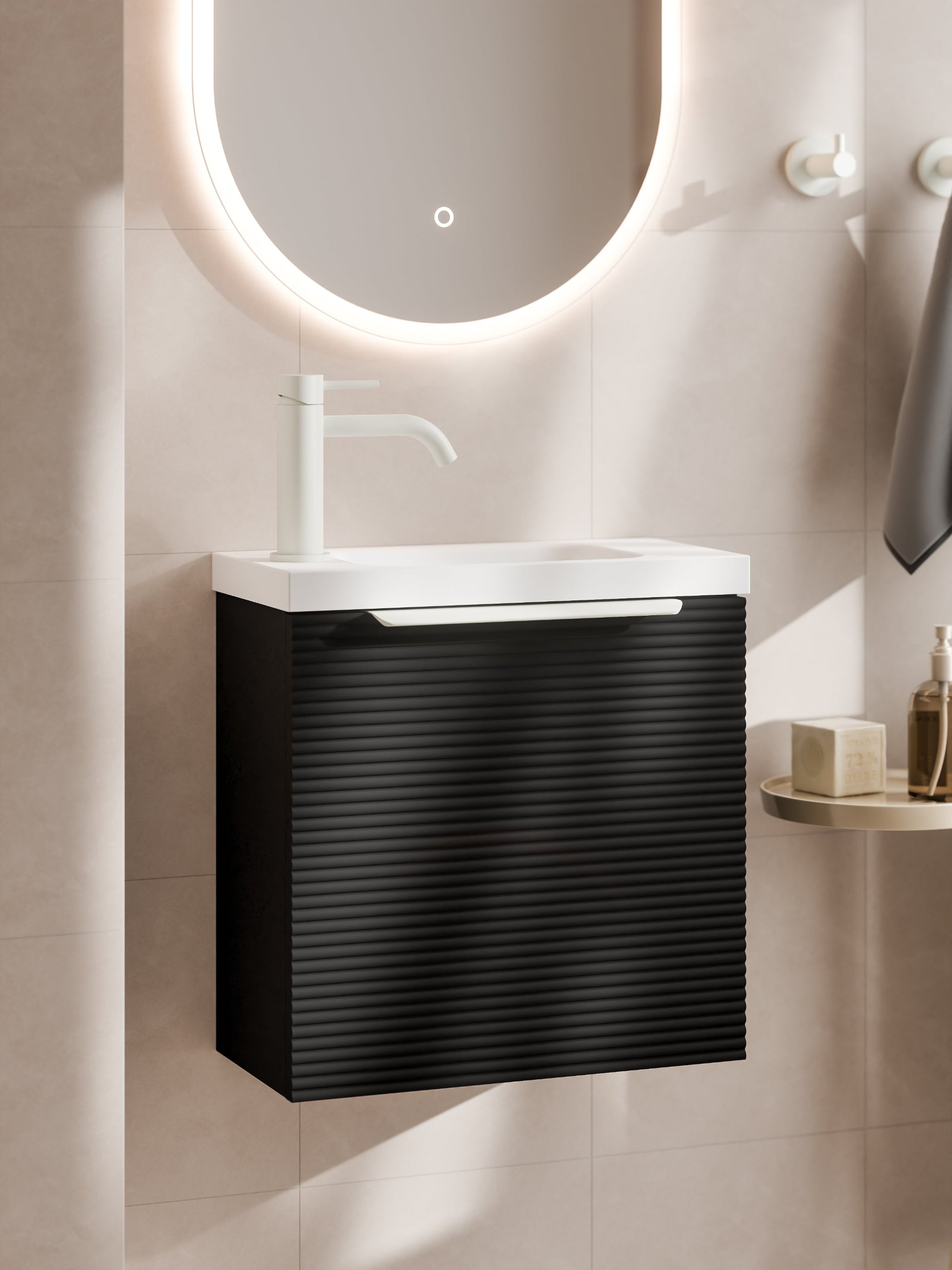 LINEARE 450 ORCHARD VANITY - LEFT HINGE – Flush Bathroomware