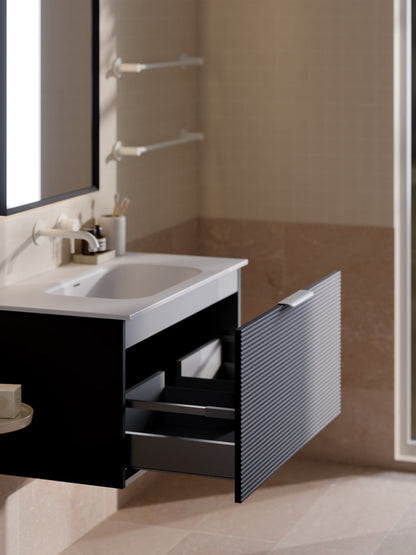 LINEARE 900 ORCHARD SINGLE DRAWER BATHROOM VANITY MATTE BLACK