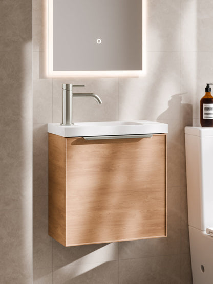 LINEARE AXEL 450 BATHROOM VANITY DEVON OAK