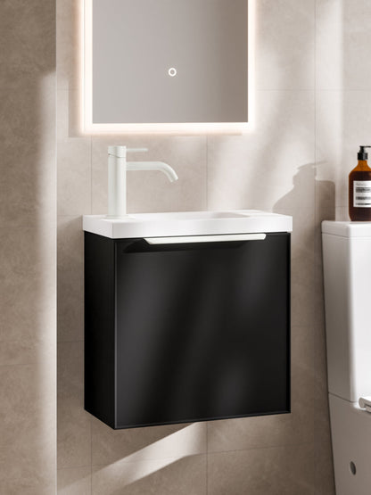 LINEARE AXEL 450 BATHROOM VANITY MATTE BLACK
