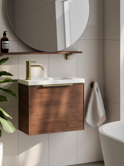 LINEARE AXEL 550 BATHROOM VANITY WALNUT