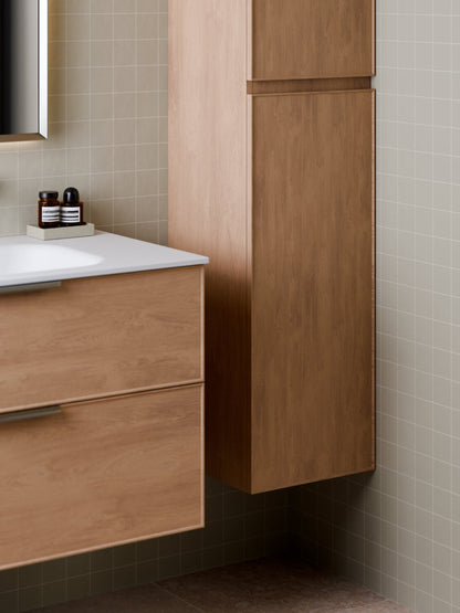 LINEARE BATHROOM AXEL TOWER CABINET DEVON OAK
