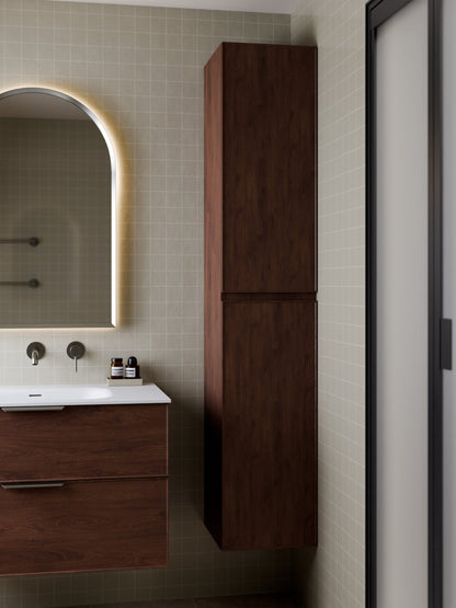 LINEARE BATHROOM AXEL TOWER CABINET WALNUT