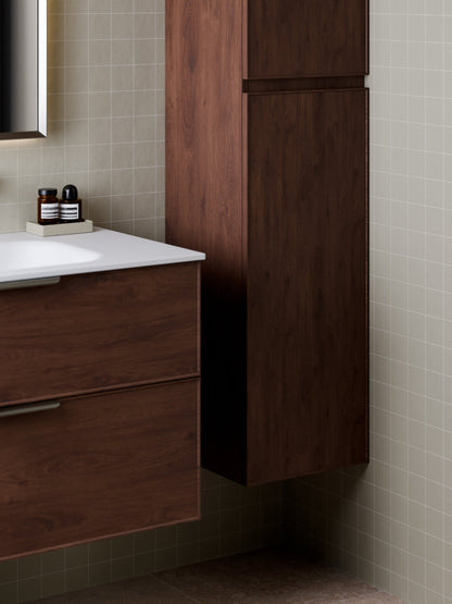 LINEARE BATHROOM AXEL TOWER CABINET WALNUT