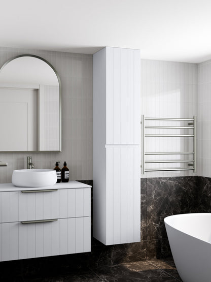 LINEARE BATHROOM COASTAL TOWER CABINET MATTE WHITE