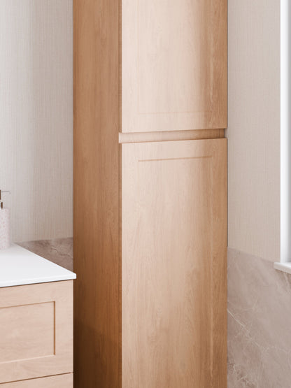 LINEARE BATHROOM LOFT TOWER CABINET DEVON OAK