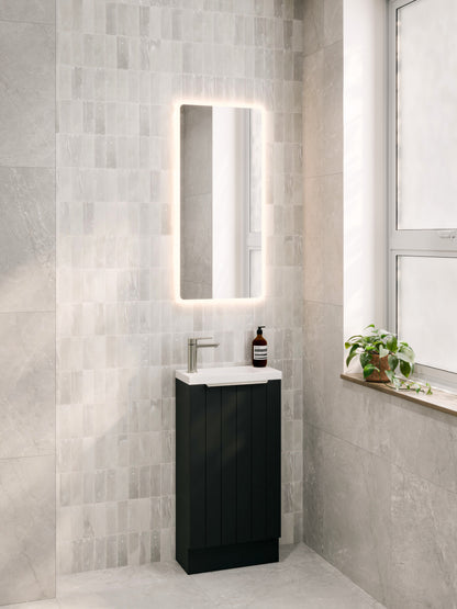 LINEARE COASTAL 450 FLOORSTANDING VANITY - LEFT HINGE