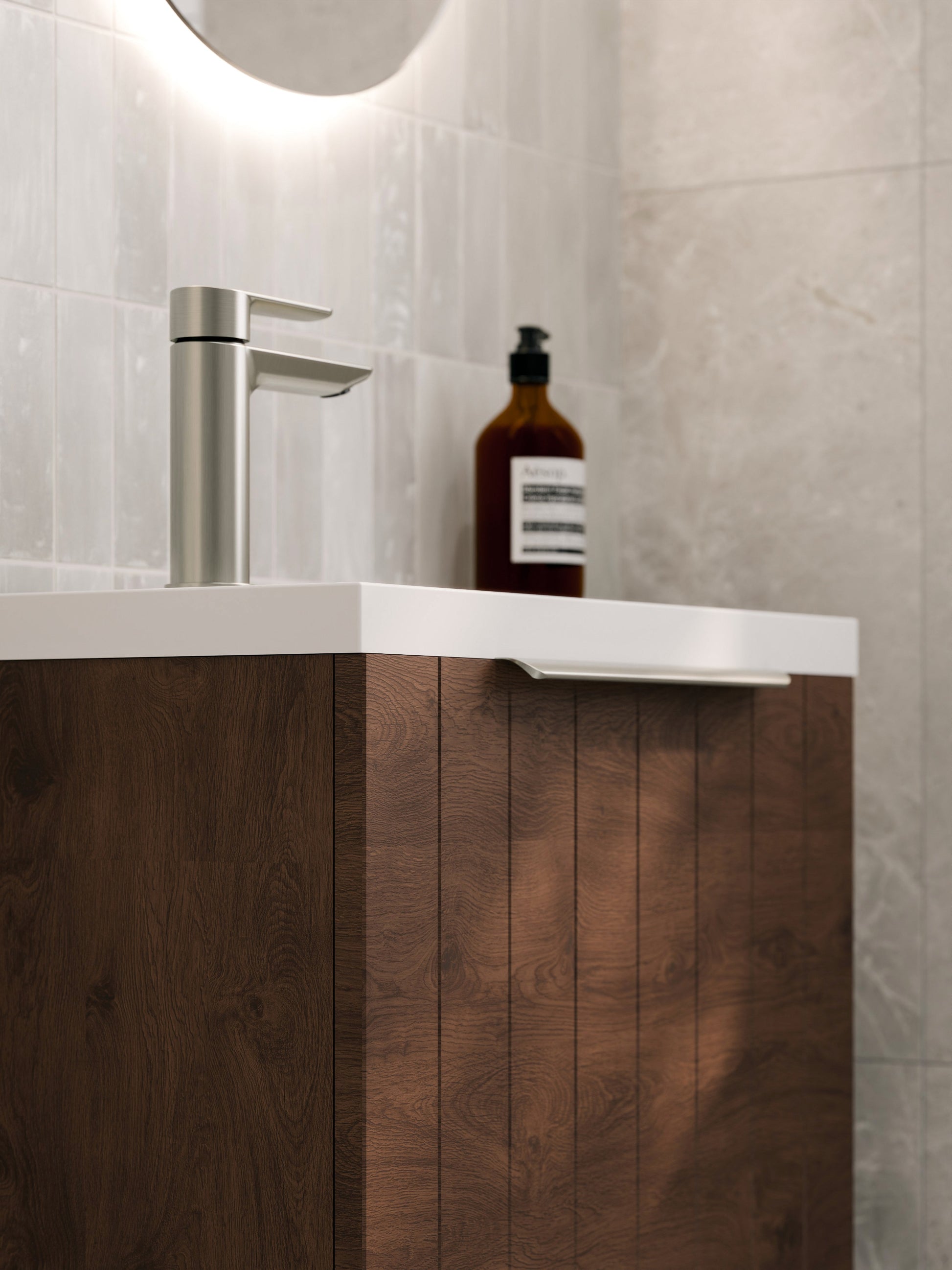 LINEARE COASTAL 450 FLOORSTANDING VANITY - LEFT HINGE