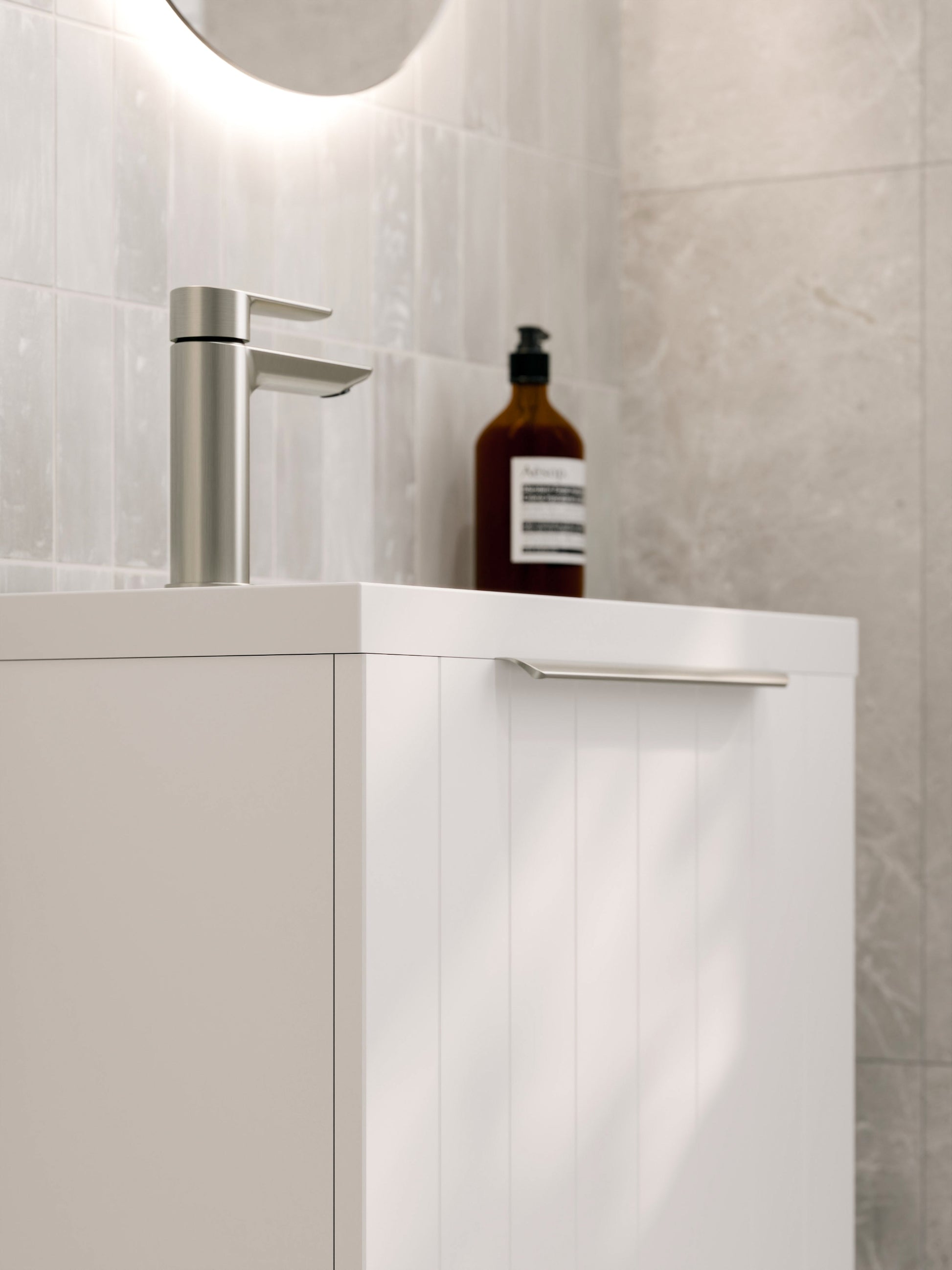 LINEARE COASTAL 450 FLOORSTANDING VANITY - LEFT HINGE
