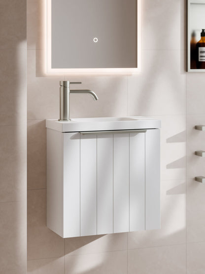 LINEARE COASTAL 450 BATHROOM VANITY MATTE WHITE
