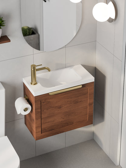 LINEARE LOFT 550 BATHROOM VANITY WALNUT