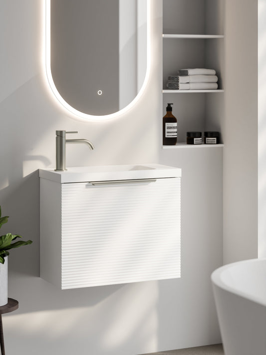 LINEARE ORCHARD 550 BATHROOM VANITY MATTE WHITE