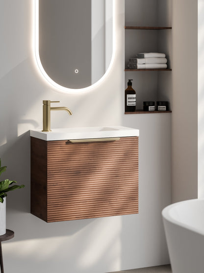 LINEARE ORCHARD 550 BATHROOM VANITY WALNUT