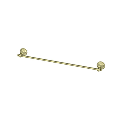 LINKWARE AUGUSTINE SINGLE TOWEL RAIL BRUSHED GOLD
