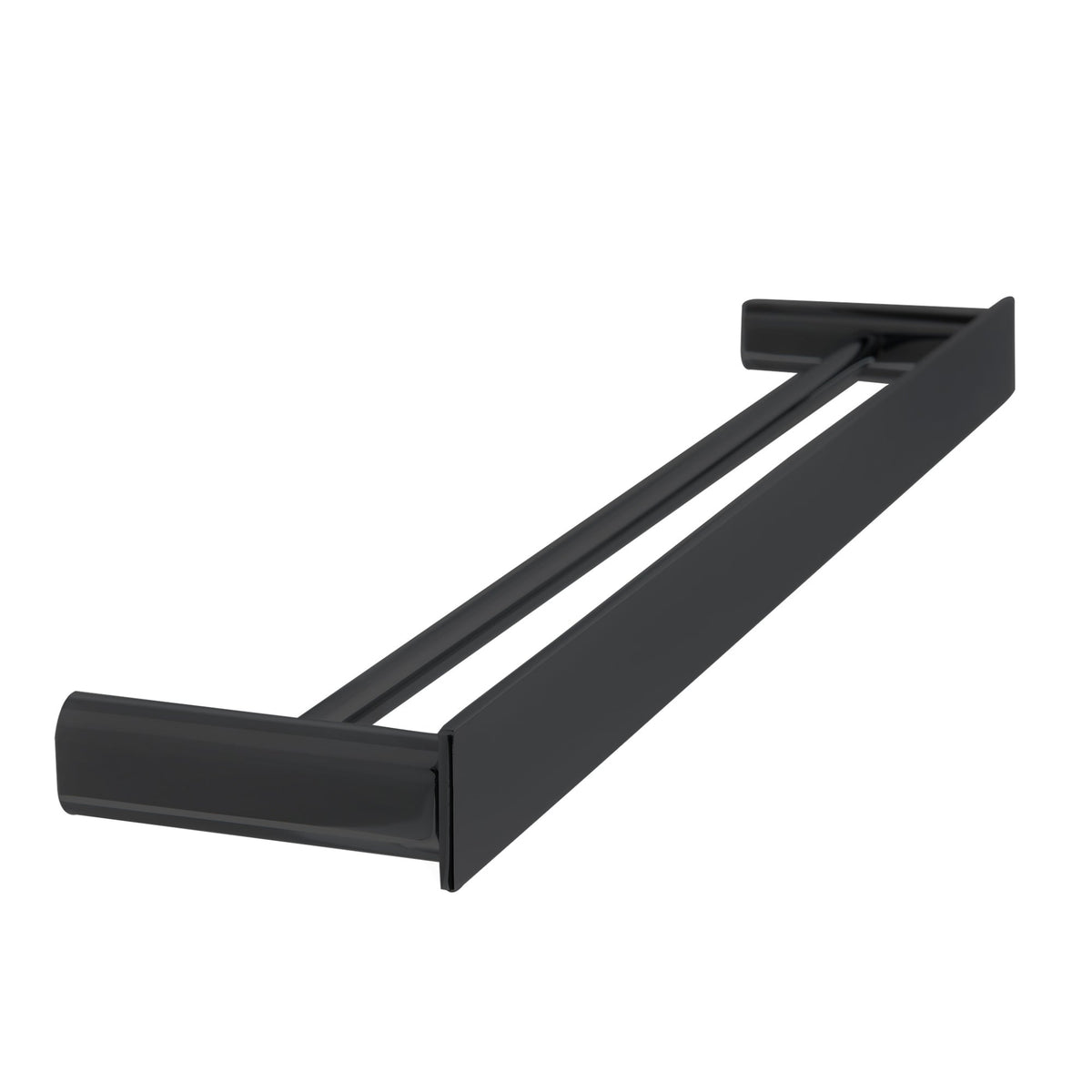 LINKWARE GABE DOUBLE TOWEL RAIL MATTE BLACK