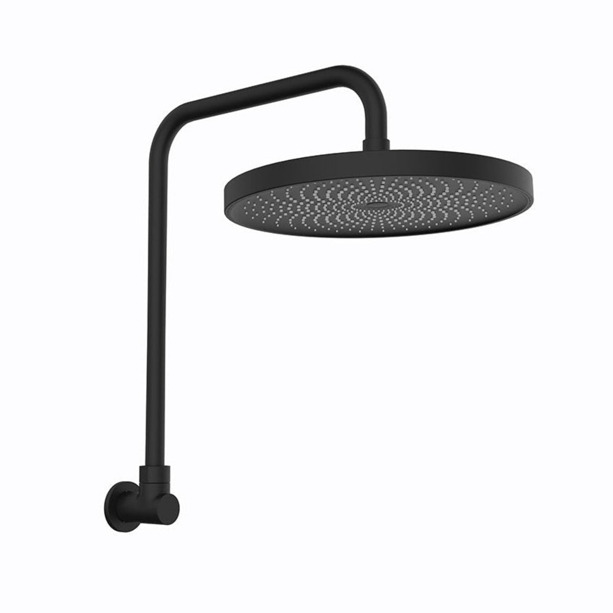 LINKWARE GABE GOOSENECK SHOWER MATTE BLACK