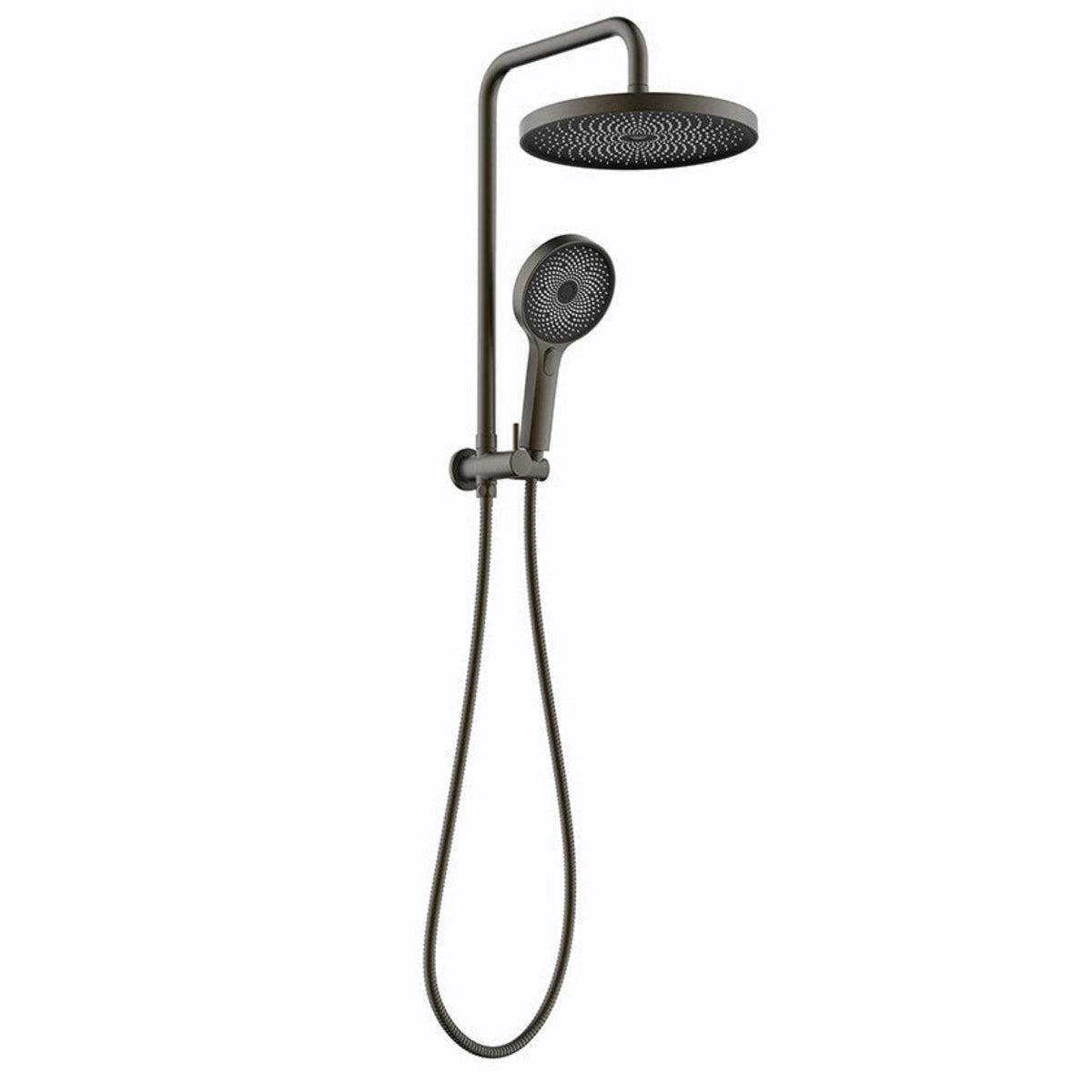 LINKWARE GABE TWIN SHOWER GUNMETAL