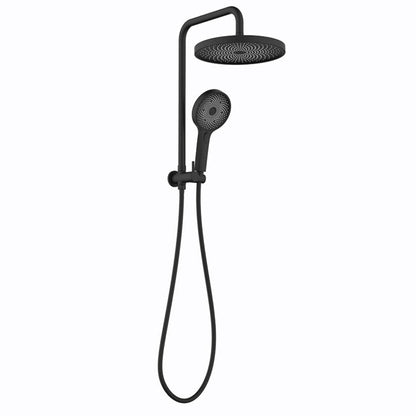 LINKWARE GABE TWIN SHOWER MATTE BLACK