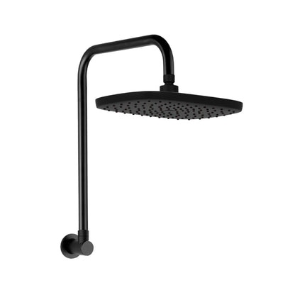LINKWARE HUNTINGWOOD GOOSENECK SHOWER MATTE BLACK