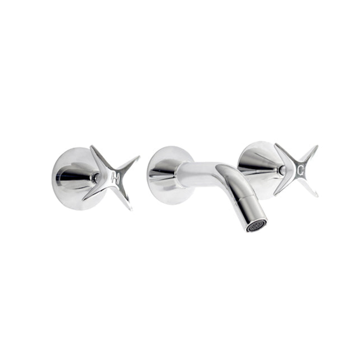 LINKWARE KIRRA BATH OR WALL BASIN MIXER CHROME