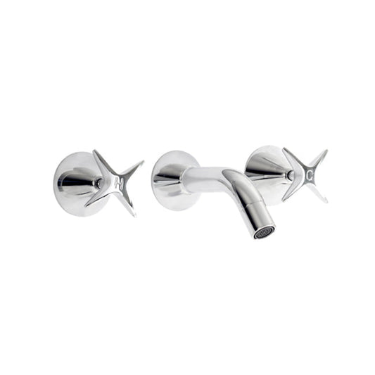 LINKWARE KIRRA BATH OR WALL BASIN MIXER CHROME