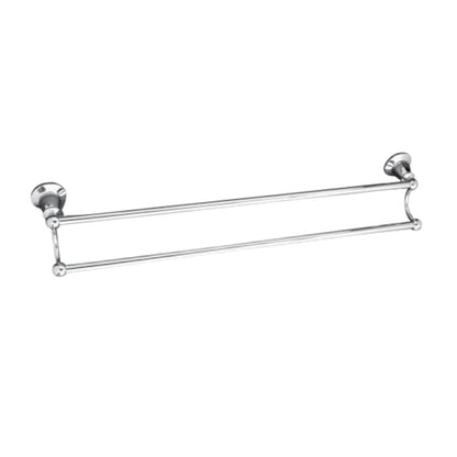LINKWARE NOOSA DOUBLE TOWEL RAIL CHROME
