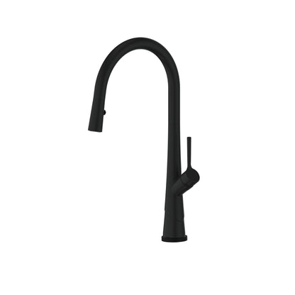 LUSTRO KONTACT PULL-DOWN SINK MIXER MATTE BLACK