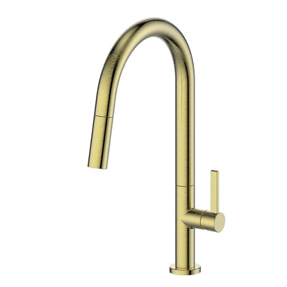 LUXE PULL-DOWN SINK MIXER BRUSHED BRASS