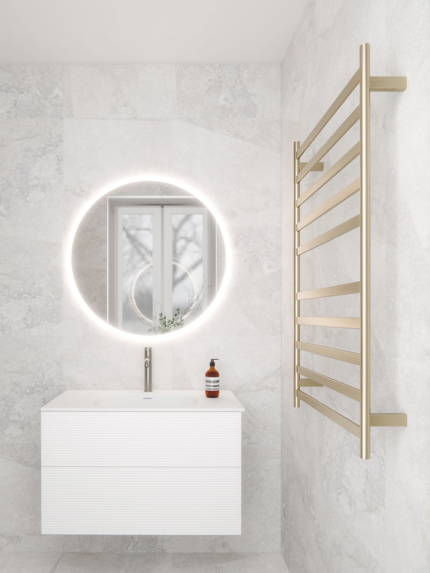 CODE LINEARE HEATED TOWEL LADDER 1050X650MM - 6 COLOURS