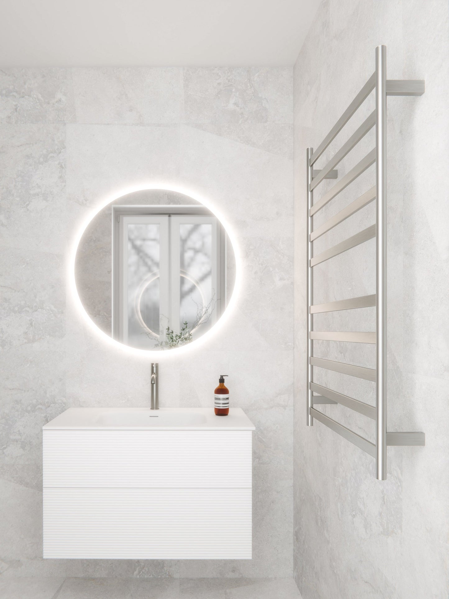 CODE LINEARE HEATED TOWEL LADDER 1050X650MM - 6 COLOURS