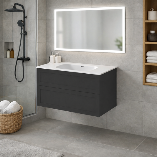 LINEARE 1000 LOFT DOUBLE DRAW VANITY RANGE