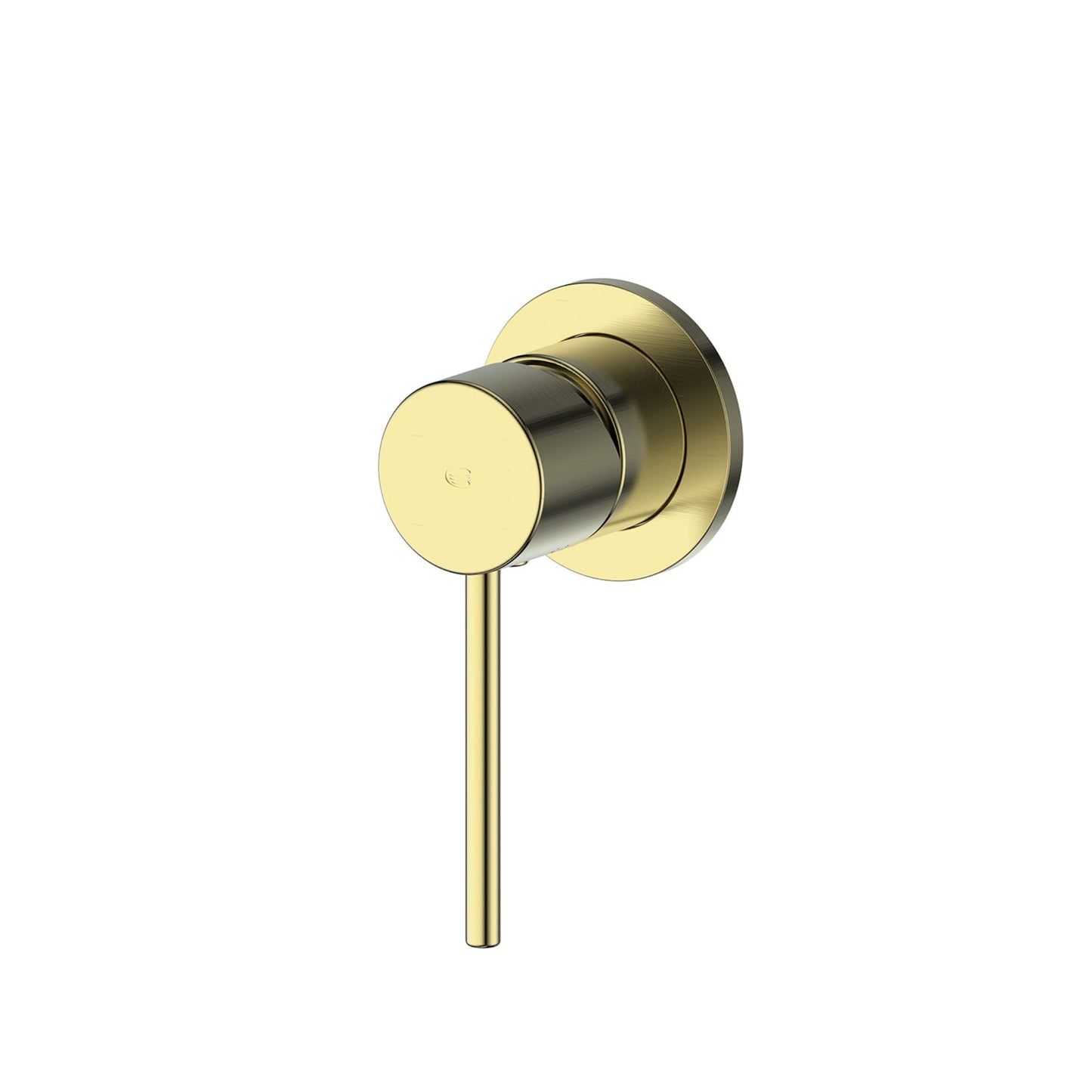 MACI SHOWER MIXER TRIM SET W/MINI PLATE BRUSHED BRASS