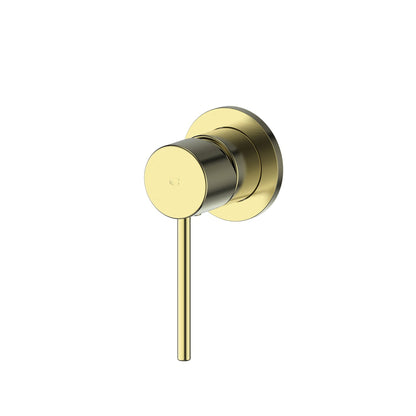 MACI SHOWER MIXER TRIM SET W/MINI PLATE BRUSHED BRASS