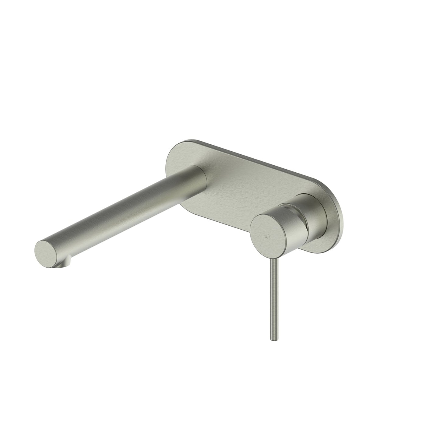 MACI WALL BASIN MIXER WITH FACEPLATE BRUSHED NICKEL