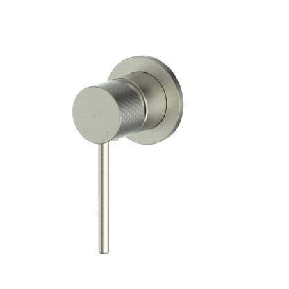 MIKA SHOWER MIXER TRIM SET W/MINI PLATE BRUSHED NICKEL