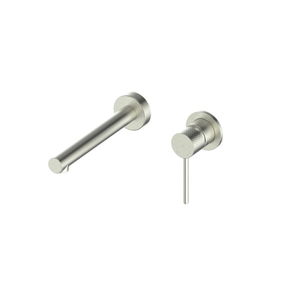 MIKA WALL BASIN MIXER BRUSHED NICKEL