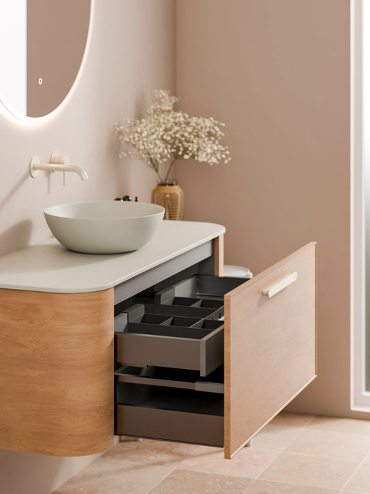 NATURE 900 AXEL VANITY RANGE - SOLID SLAB TOP