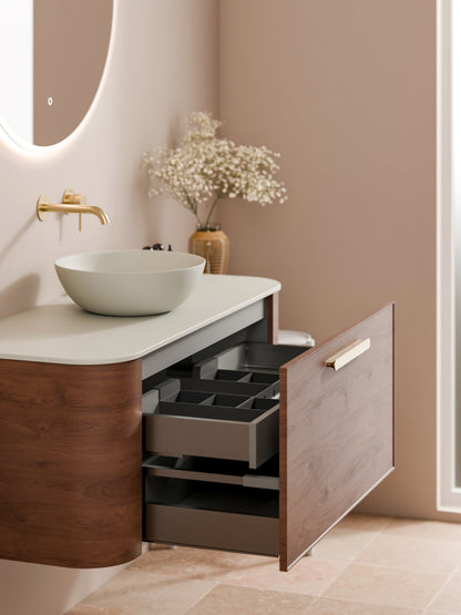 NATURE 900 AXEL VANITY RANGE - SOLID SLAB TOP