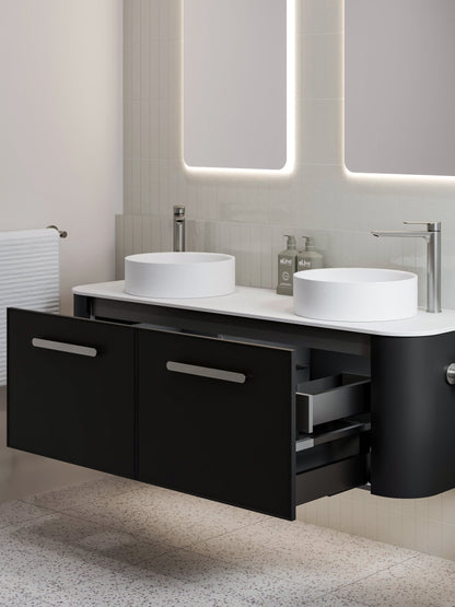 NATURE 1500 AXEL VANITY - SOLID SLAB TOP