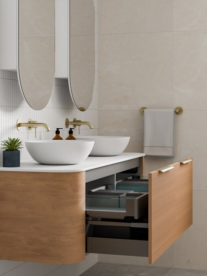 NATURE 1500 PILLAR VANITY - SOLID SLAB TOP