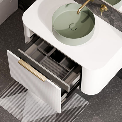 NATURE 900 PILLAR VANITY RANGE - SOLID SLAB TOP