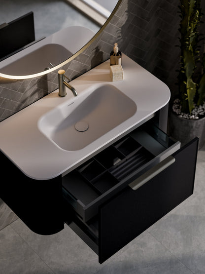 NATURE 1000 AXEL BATHROOM VANITY MATTE BLACK