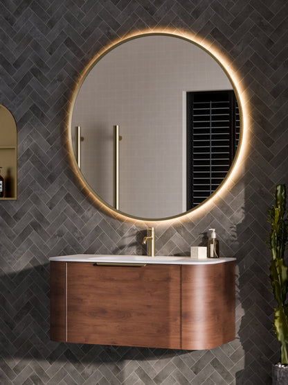 NATURE 1000 AXEL BATHROOM VANITY WALNUT