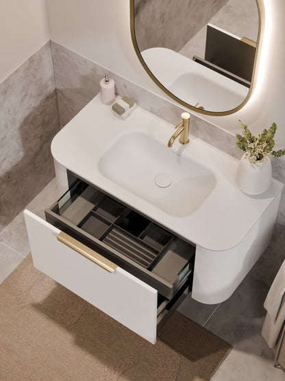 NATURE 1000 ORCHARD BATHROOM VANITY MATTE WHITE