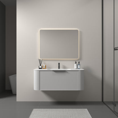 NATURE 1200 AXEL BATHROOM VANITY  MATTE WHITE