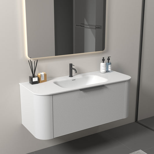 NATURE 1200 ORCHARD BATHROOM VANITY  MATTE WHITE