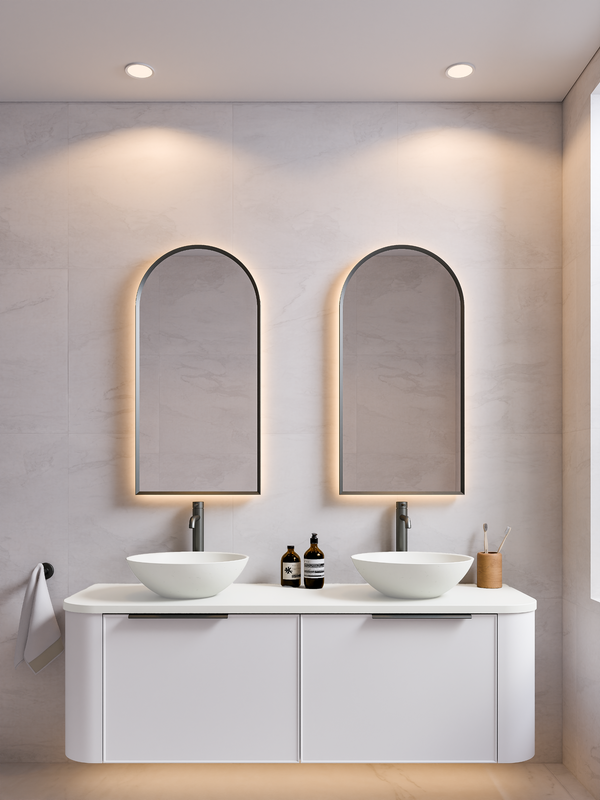 NATURE 1500 AXEL VANITY - SOLID SLAB TOP – Flush Bathroomware