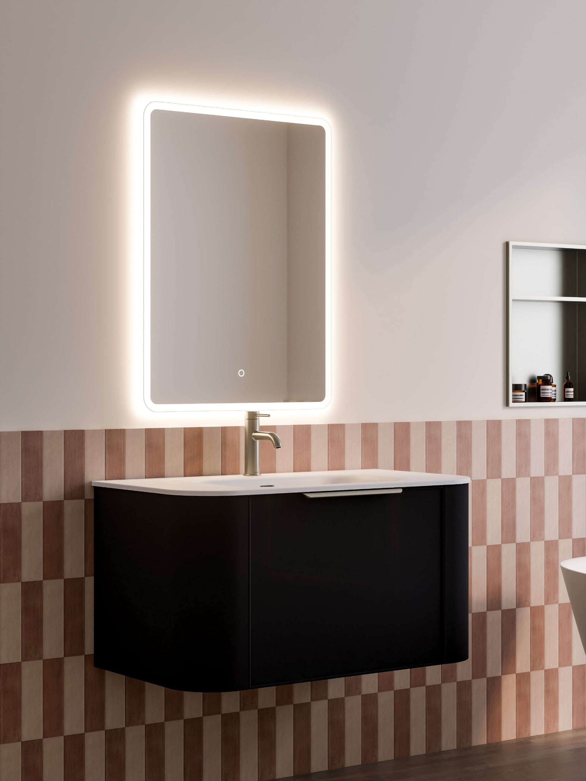 NATURE 900 AXEL BATHROOM VANITY MATTE BLACK