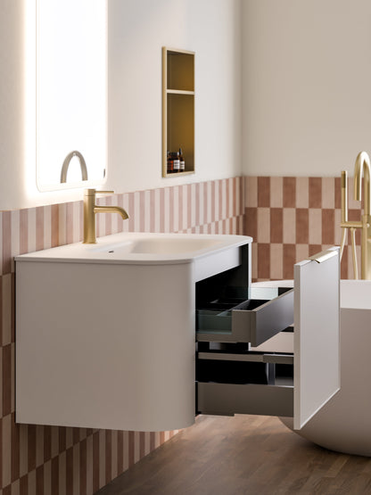 NATURE 900 AXEL BATHROOM VANITY MATTE WHITE